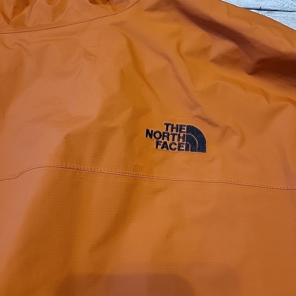 The North Face Windbreaker Adult XXL Dark Orange Full Zip Dry Vent Jacket Pocket - Picture 15 of 15